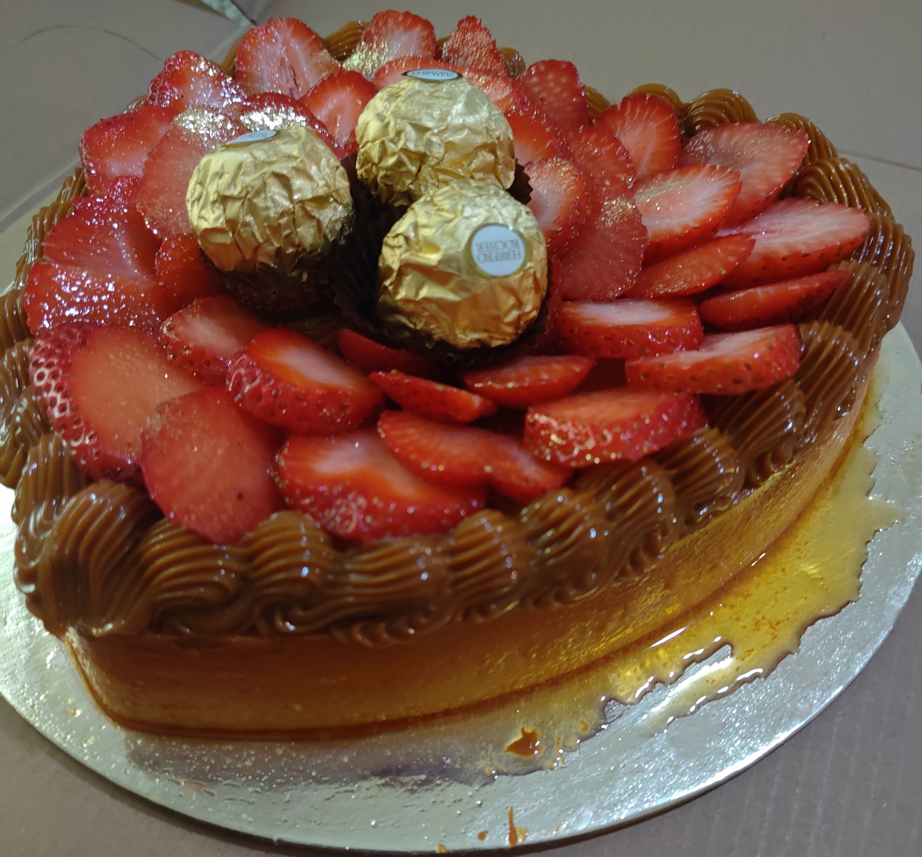 Flan napolitano